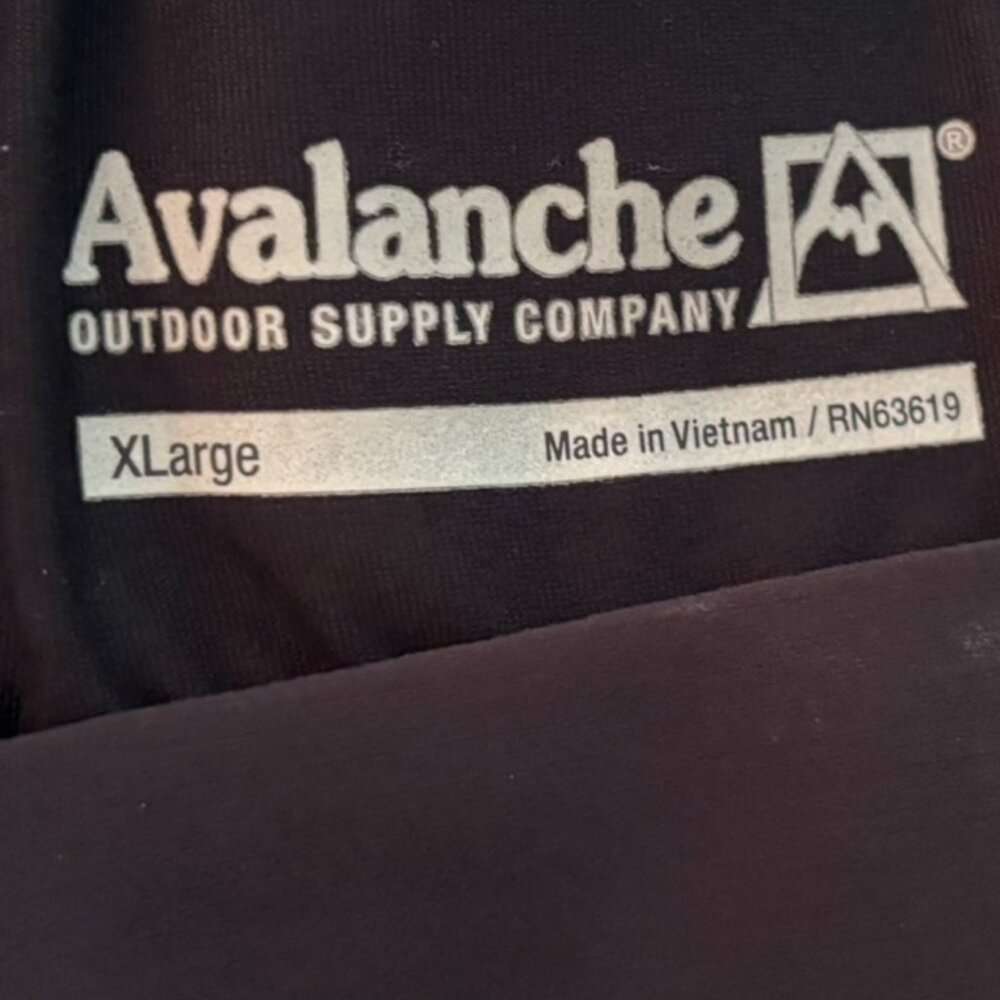 Avalanche Black Joggers Size XL - Picture 3 of 3
